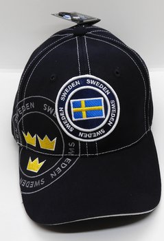 Keps Svart med Brodyr, 