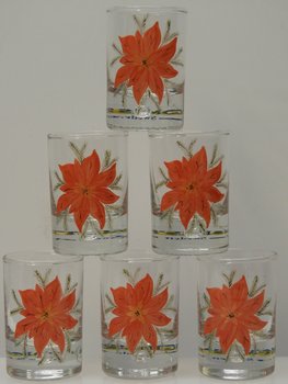 Julstjärna Snapsglas 2-4cl