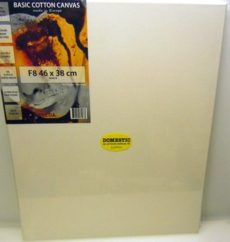 Duk Uppspänd Bomull 260 g. F8, 46 x 38 cm