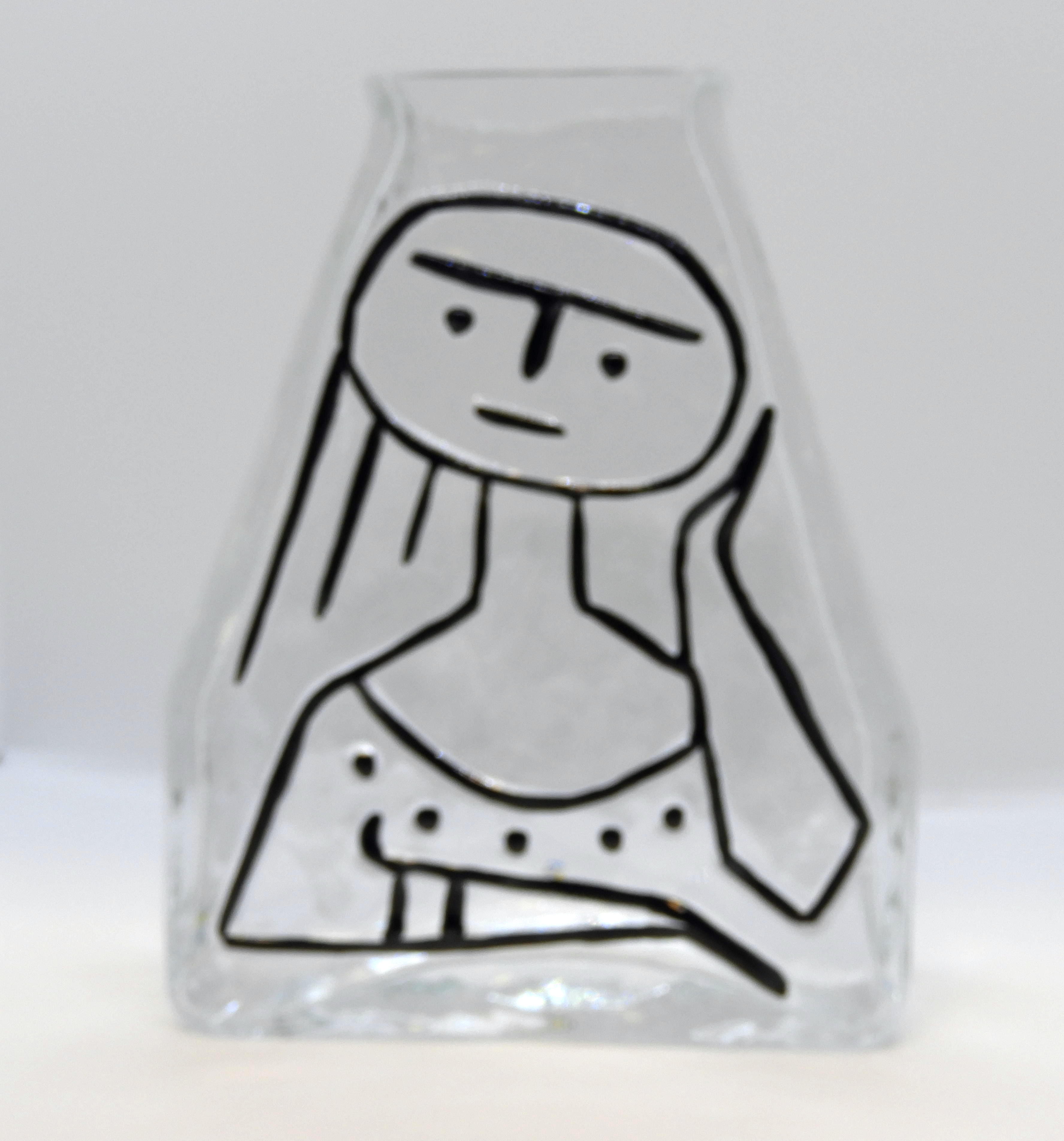 Glasvas av Wiktor Berndt, Flickan svart