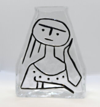 Glasvas av Wiktor Berndt, Flickan svart