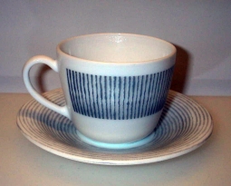 Linea  kaffegods, kopp och fat