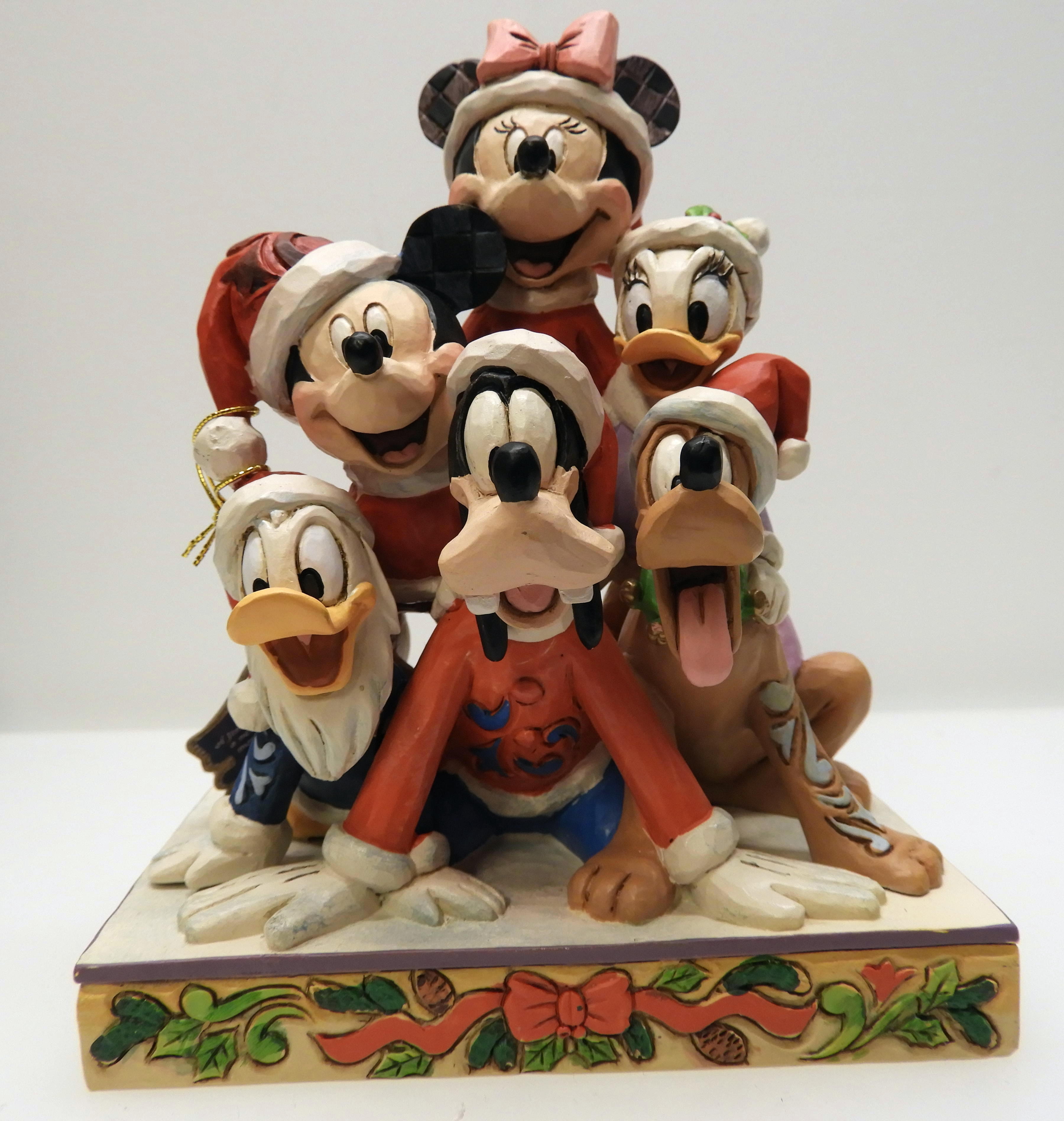 Disney Piled High With Holiday Christmas - Musse & Vänner av Jim Shore