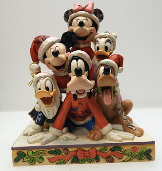 Disney Piled High With Holiday Christmas - Musse & Vänner av Jim Shore