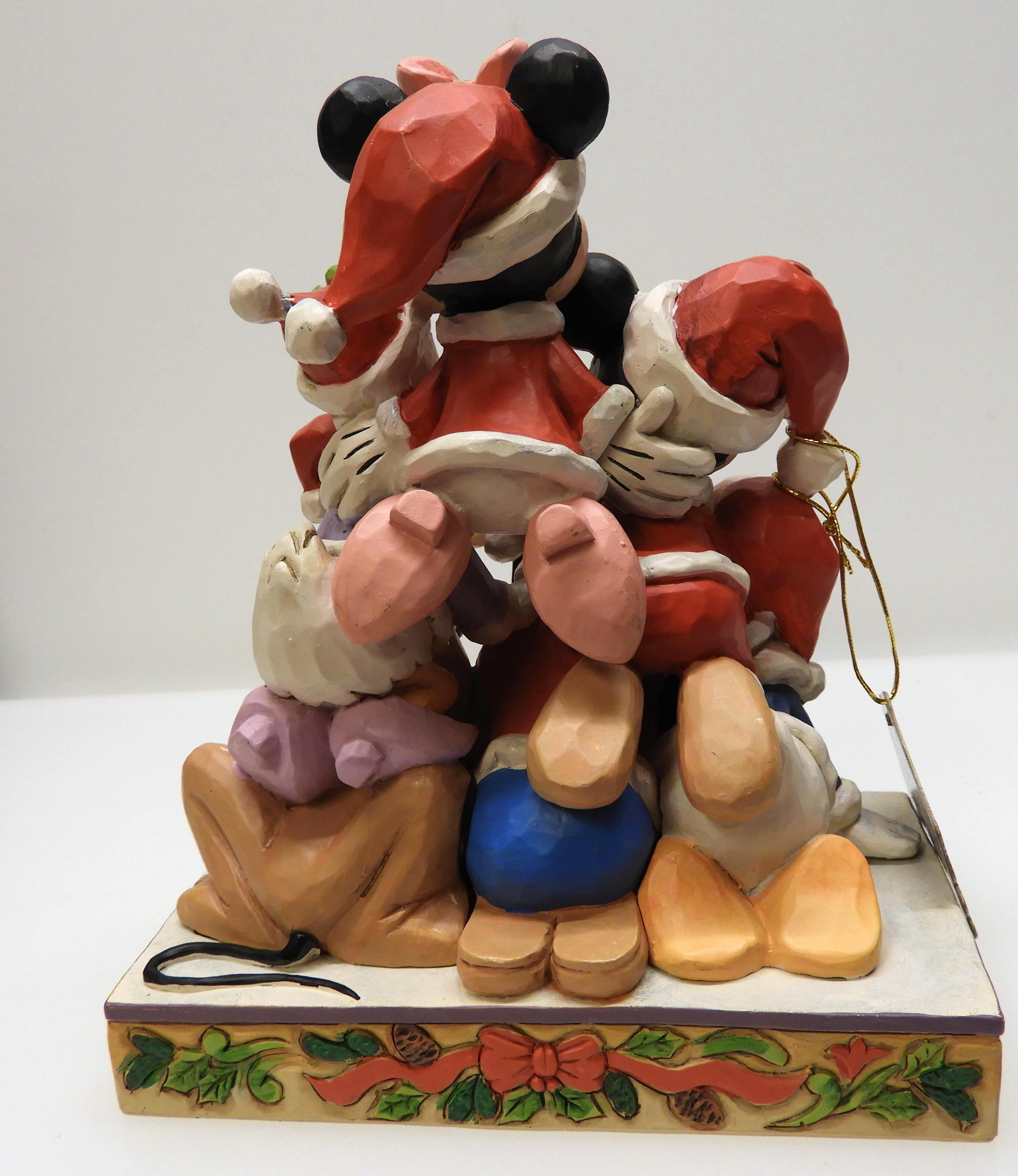 Disney Piled High With Holiday Christmas - Musse & Vänner av Jim Shore - 4