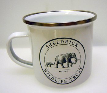 Emaljerad rostfri elefant mugg