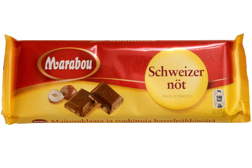 Marabou Schweizernöt 100 gram