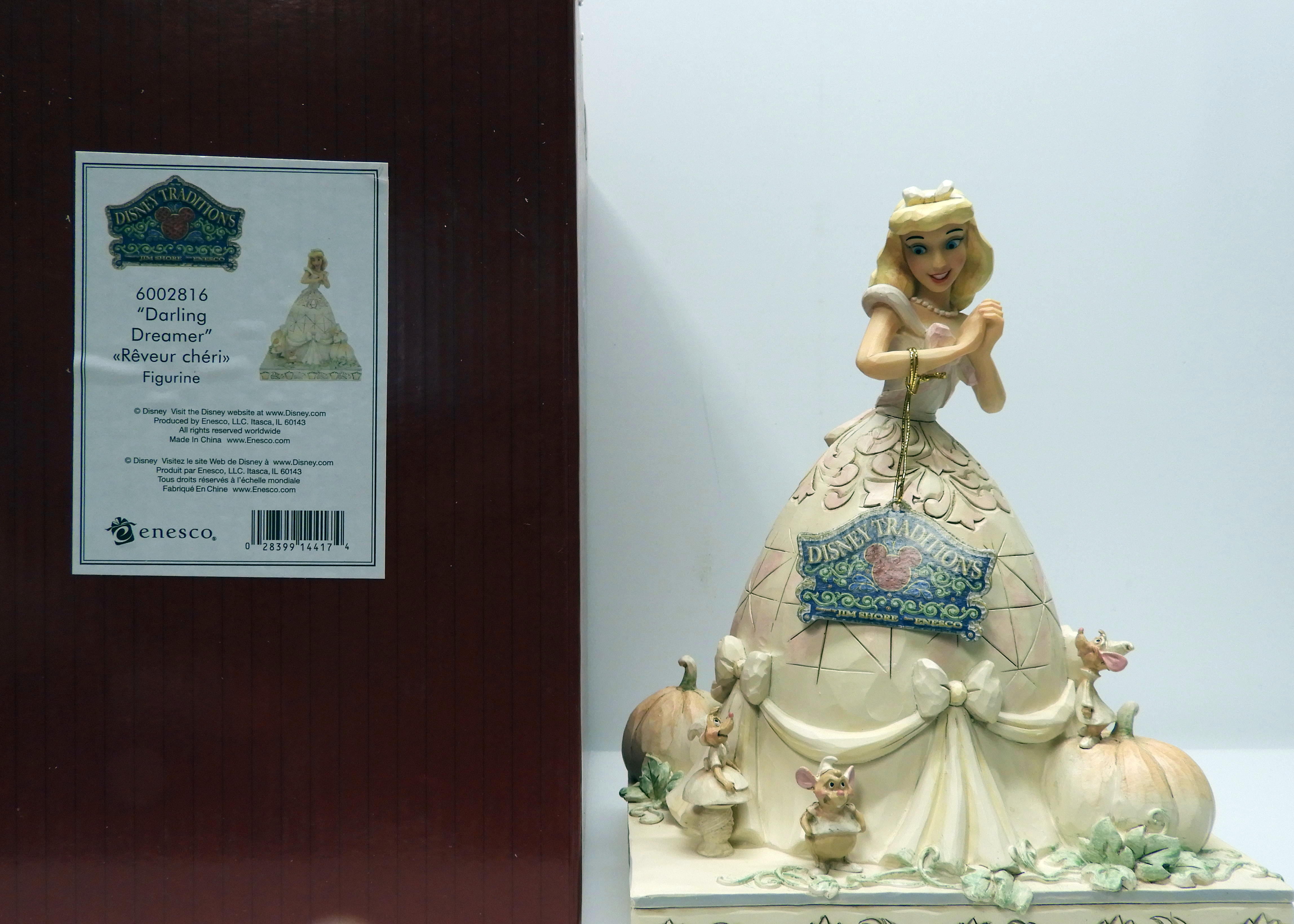 Cinderella White Woodland av Jim Shore - 5