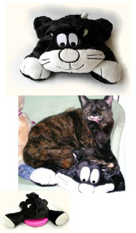 Värmedyna med Kattkudde. Snuggelsafe