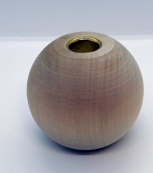 Ljusstake Klot Björk 90 mm.