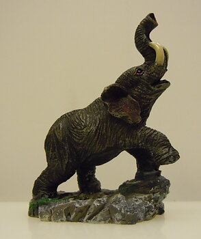 Elefant på sten