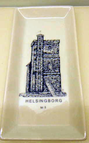Helsingborg fat i porslin, Tecknad