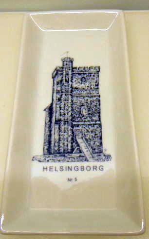 Helsingborg fat i porslin, Tecknad - 2