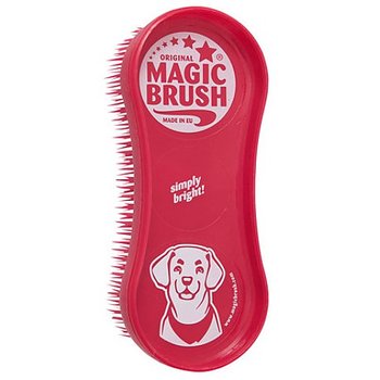 Magic Brush Hund finns i två färger Röd