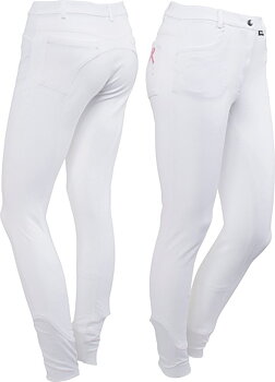 CATAGO Pink Ribbon Ridbyxa Vit Helskodd