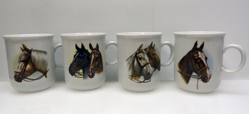 4 st. Mugg med Häst huvud 4 olika motiv