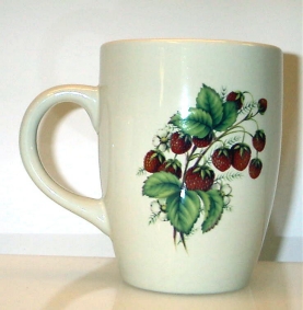 Mugg med Jordgubbar - 2