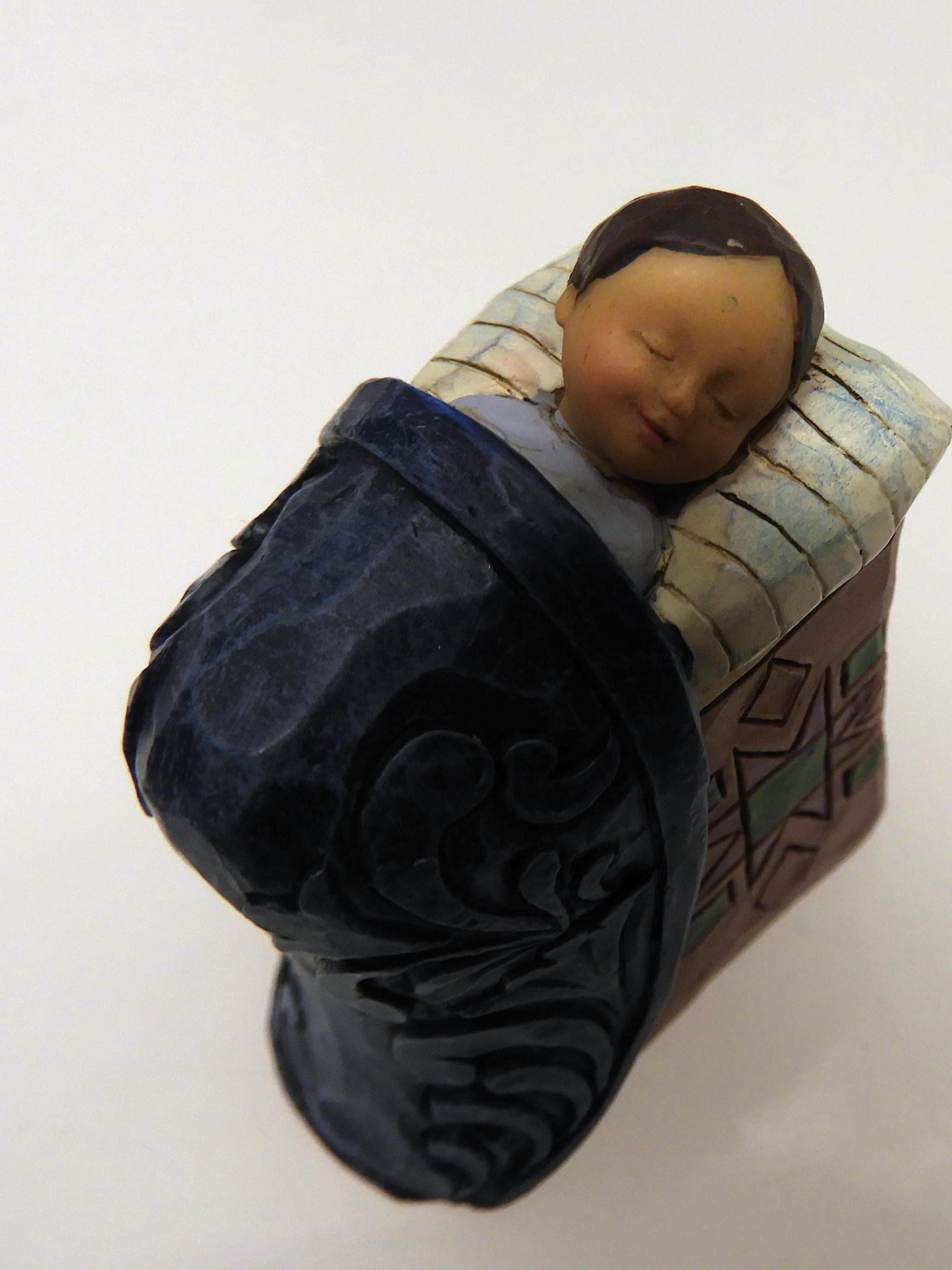 Jim Shore Mini Nativity Set Heartwood Creek 4 st Välsignad i Betlehem #6004247 - 6