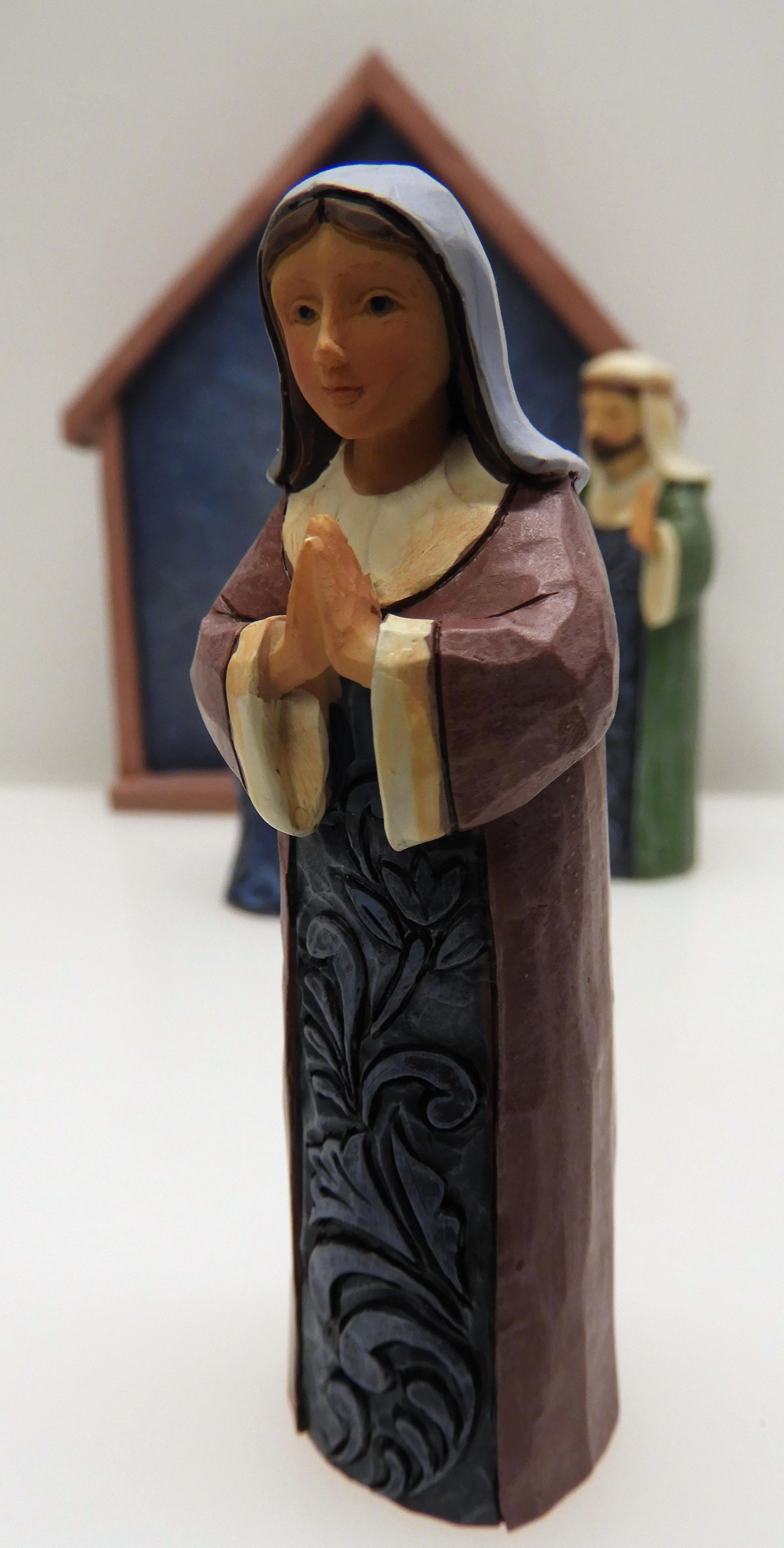 Jim Shore Mini Nativity Set Heartwood Creek 4 st Välsignad i Betlehem #6004247 - 4