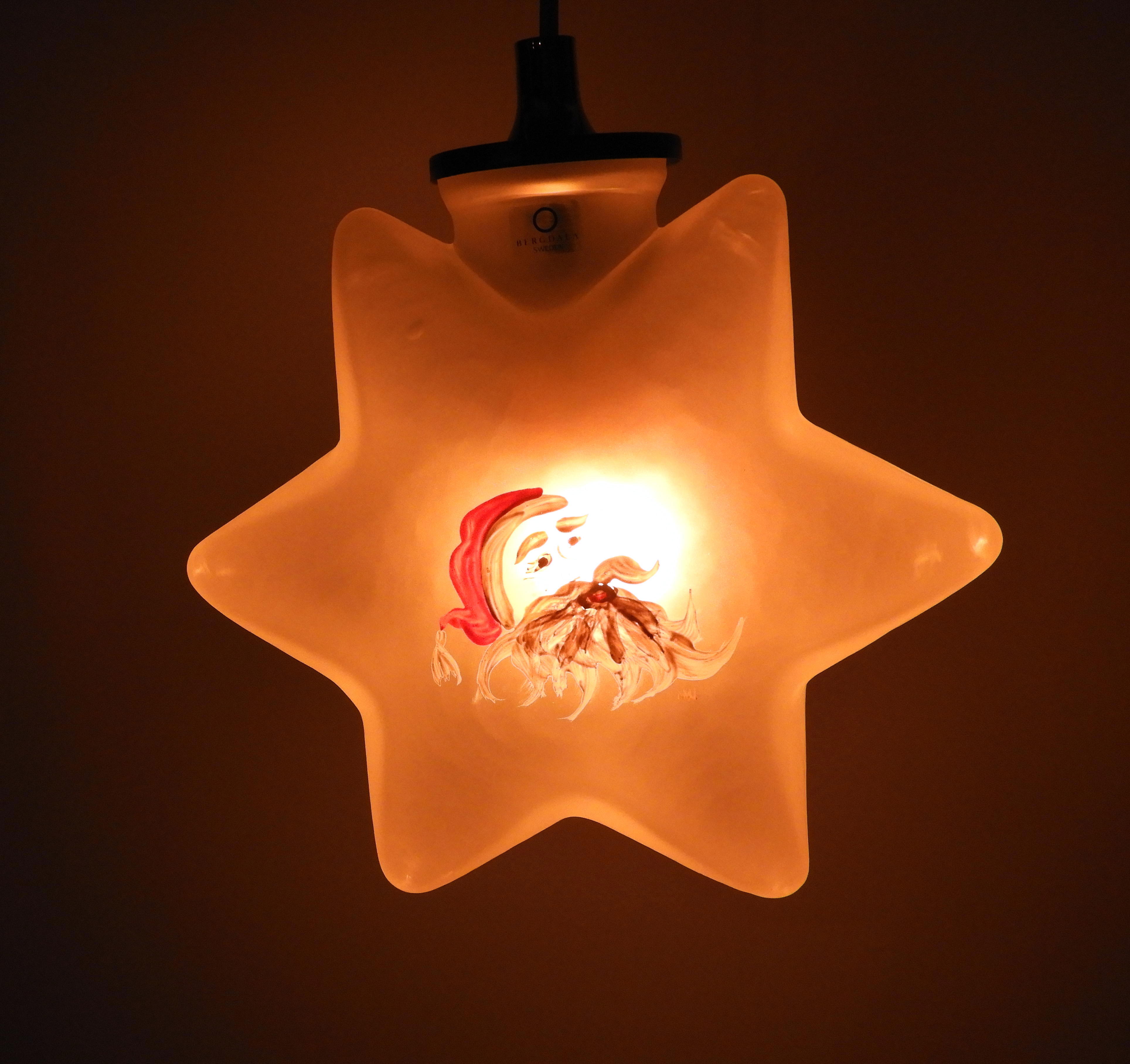 Glas stjärnan Stella Frost Tomte - 4