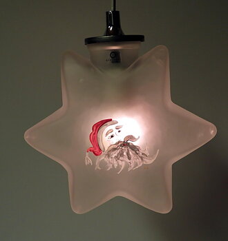Glas stjärnan Stella Frost Tomte