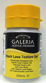 Winsor & Newton Black Lava Texture Gel