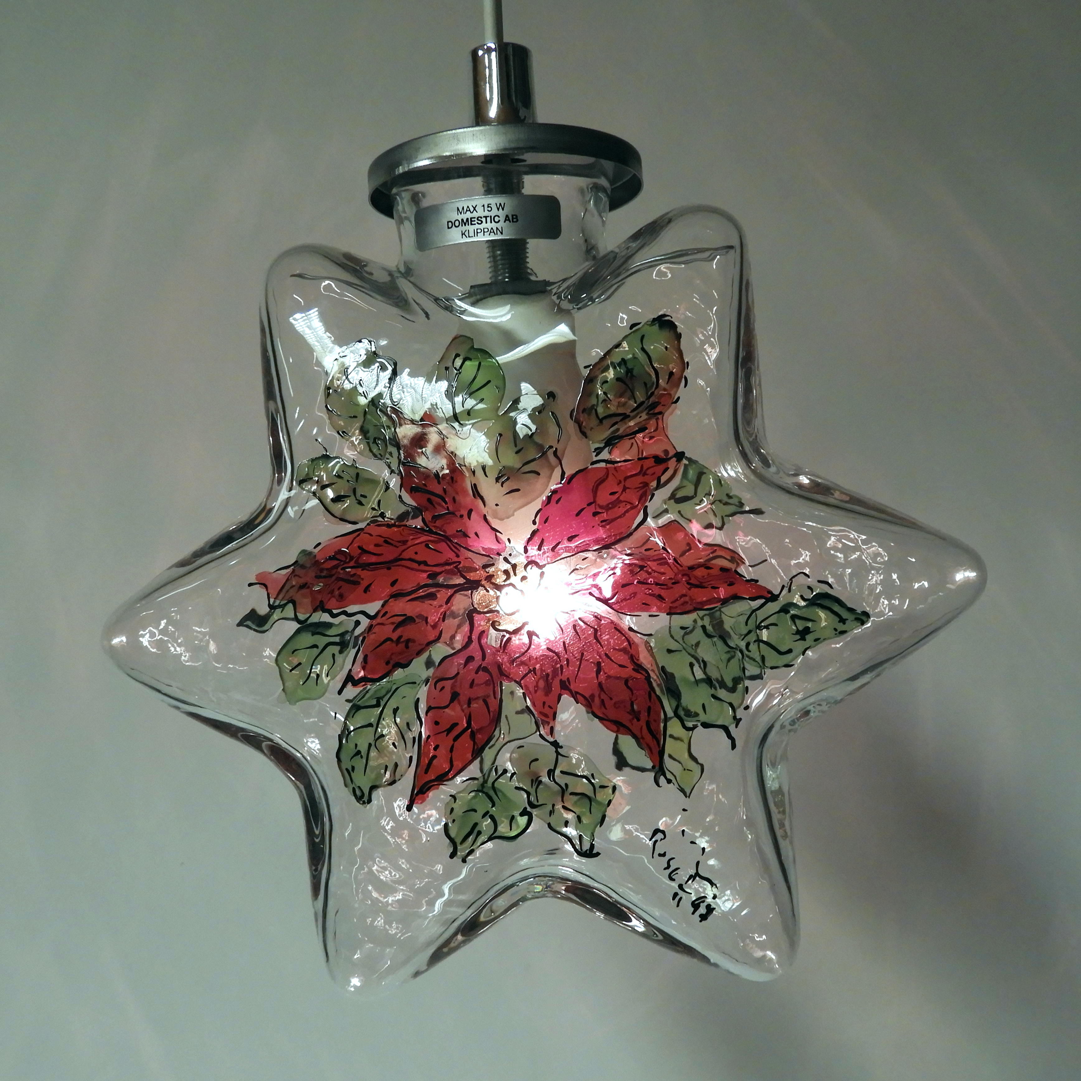Glas stjärnan Stella Klar Julros / gästkonstnär - 5