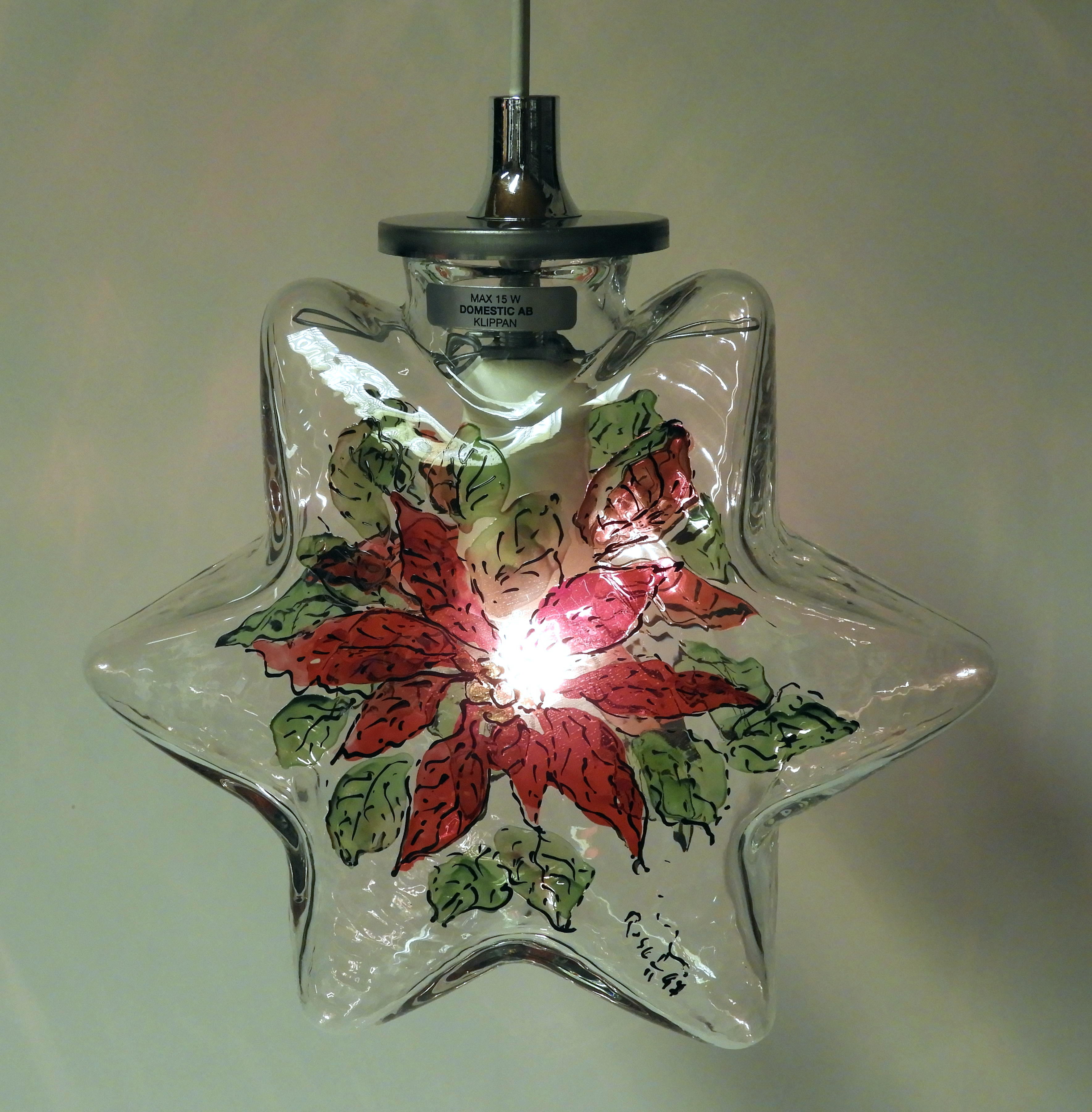 Glas stjärnan Stella Klar Julros / gästkonstnär - 4