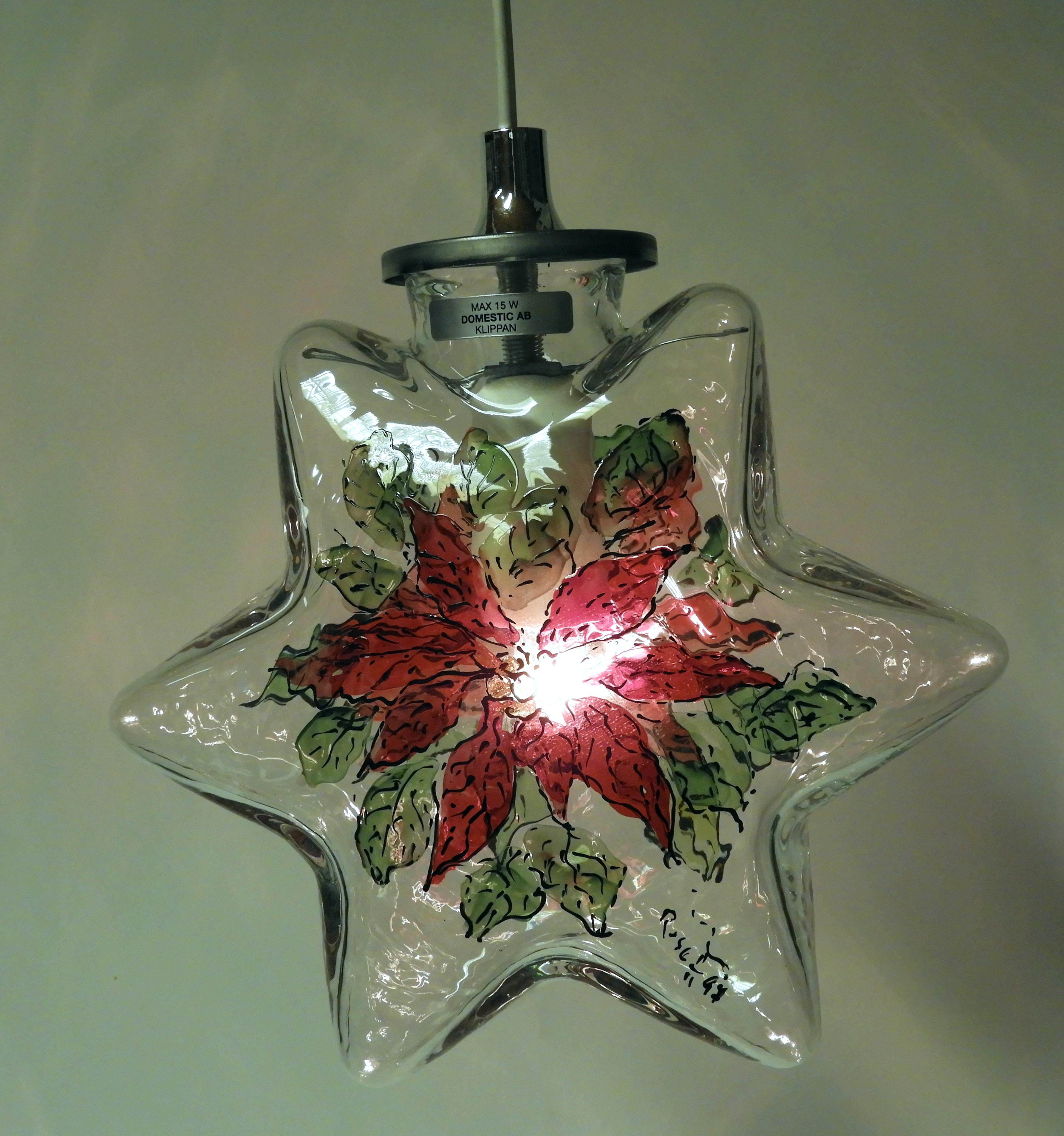 Glas stjärnan Stella Klar Julros / gästkonstnär - 3