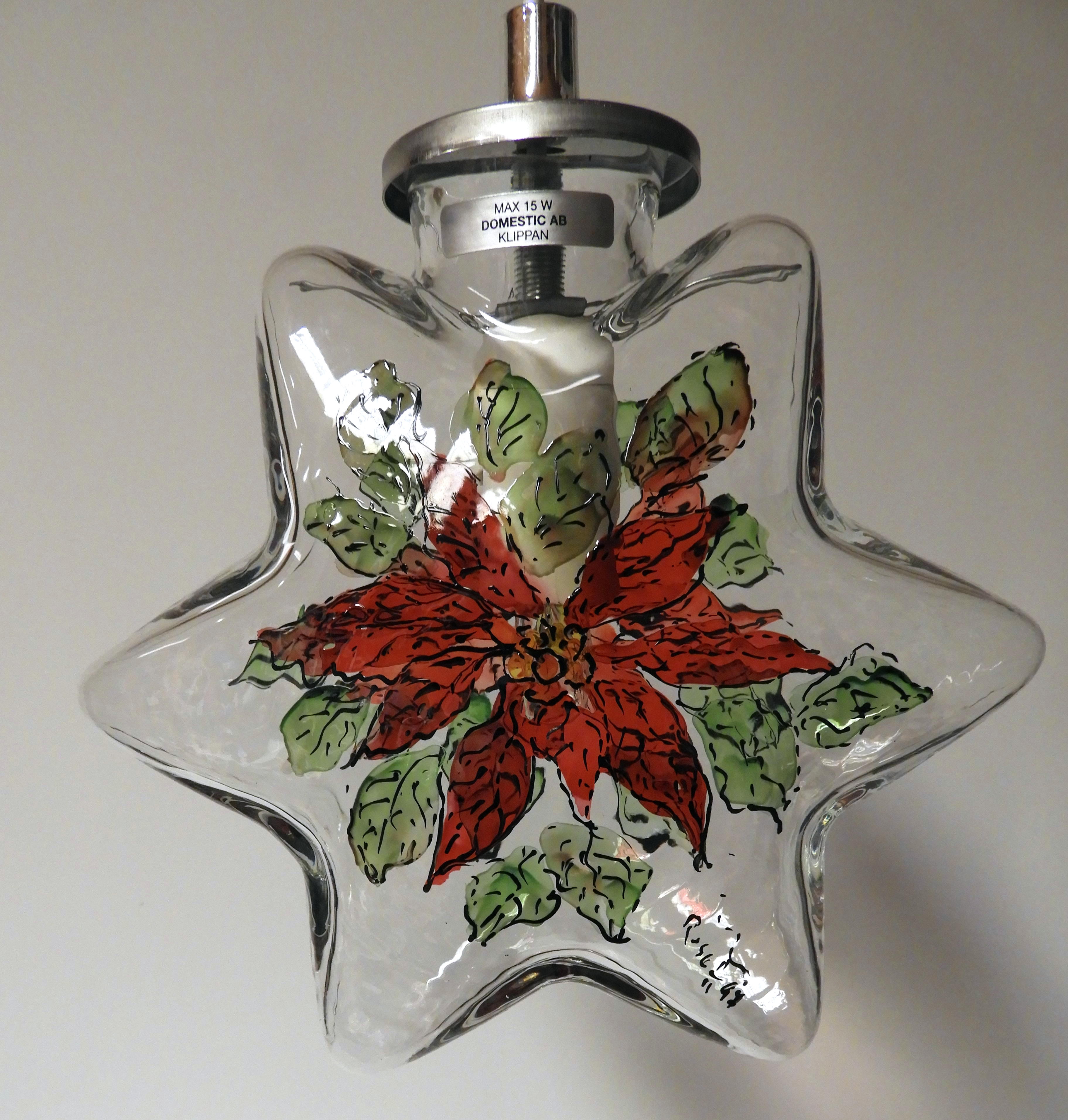 Glas stjärnan Stella Klar Julros / gästkonstnär - 6
