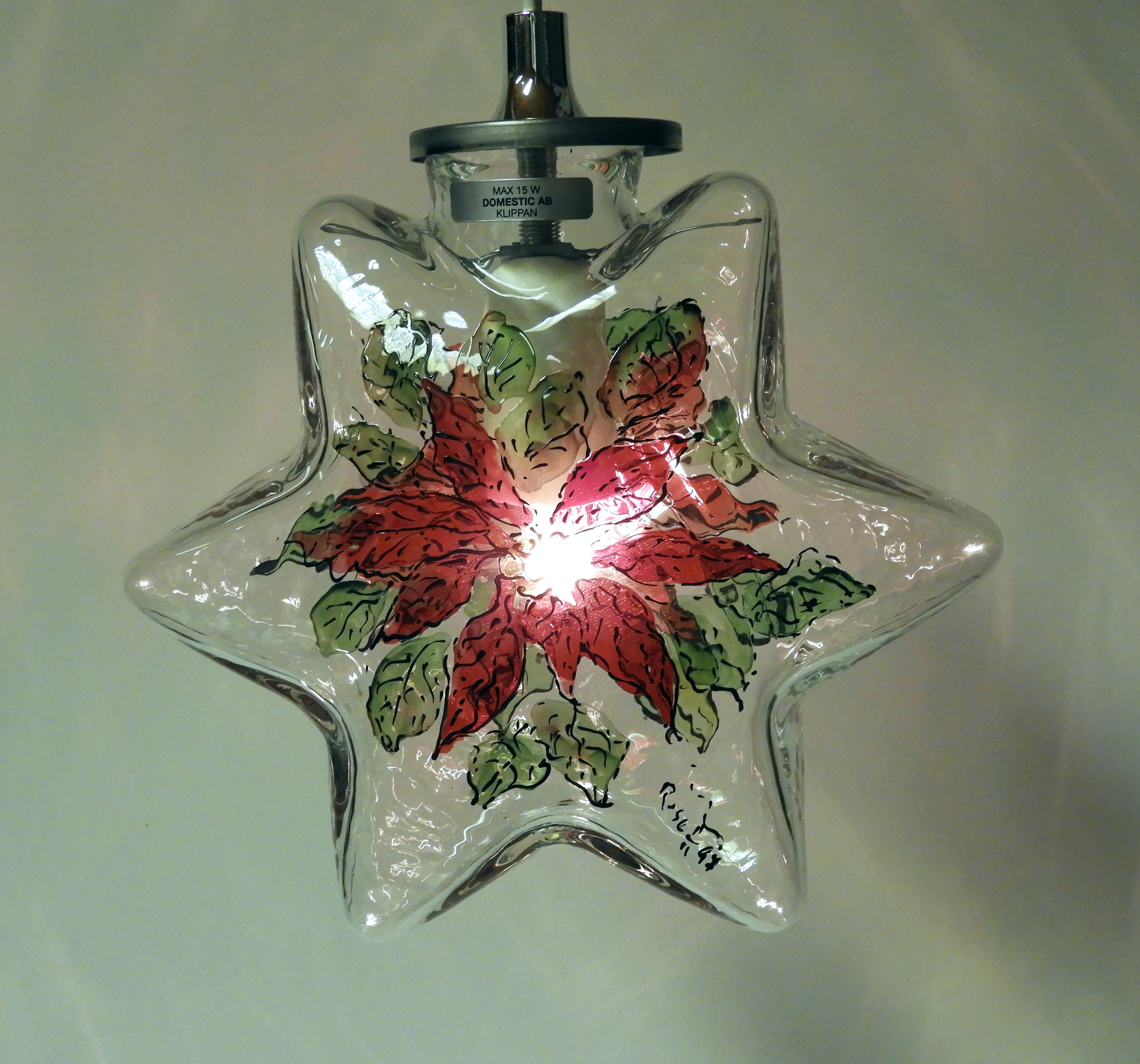 Glas stjärnan Stella Klar Julros / gästkonstnär - 2