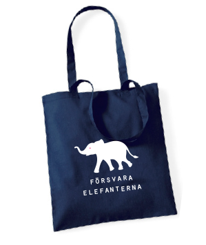 Praktisk tygkasse för alla ändamål! Försvara Elefanterna