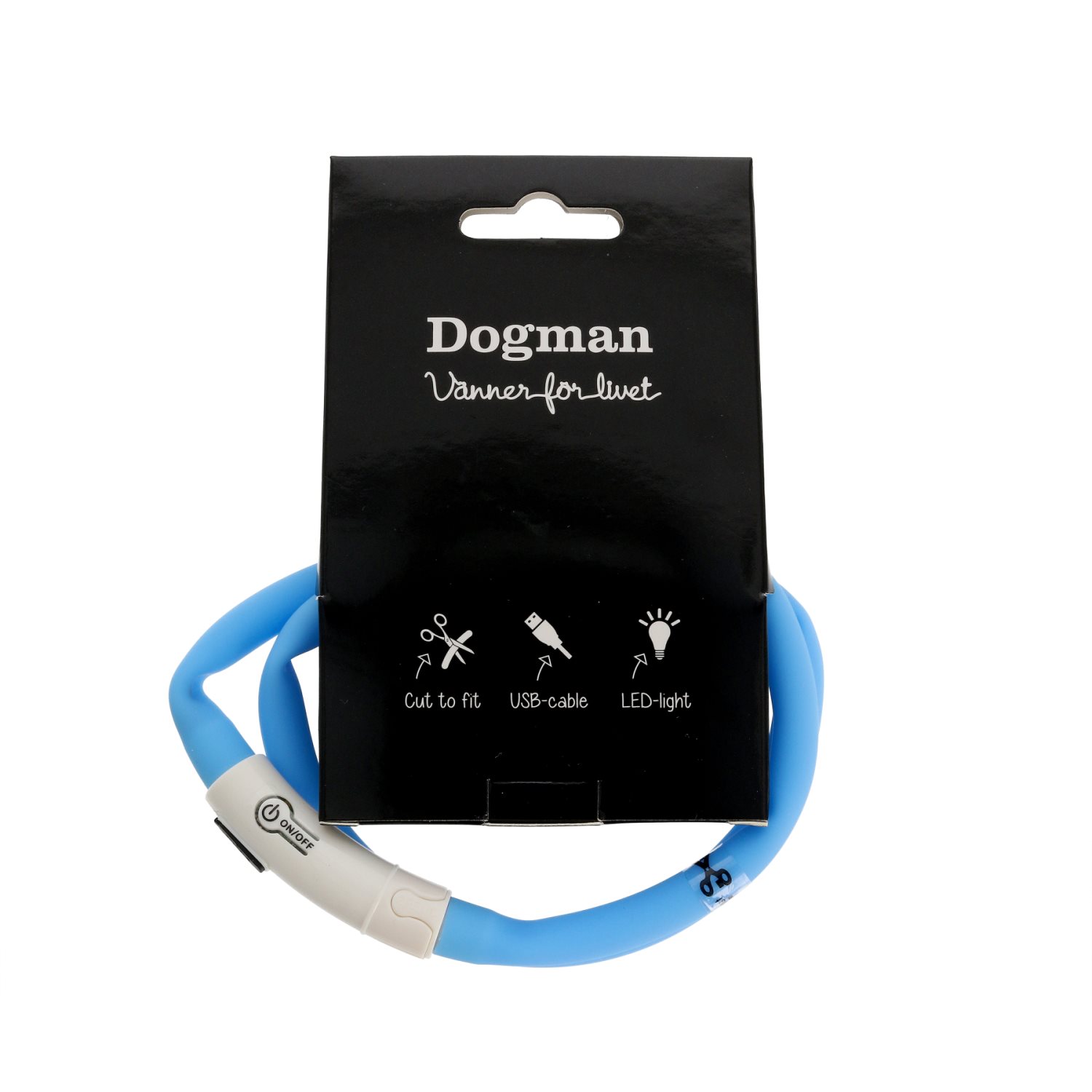 Dogman LED Halsband Silicon