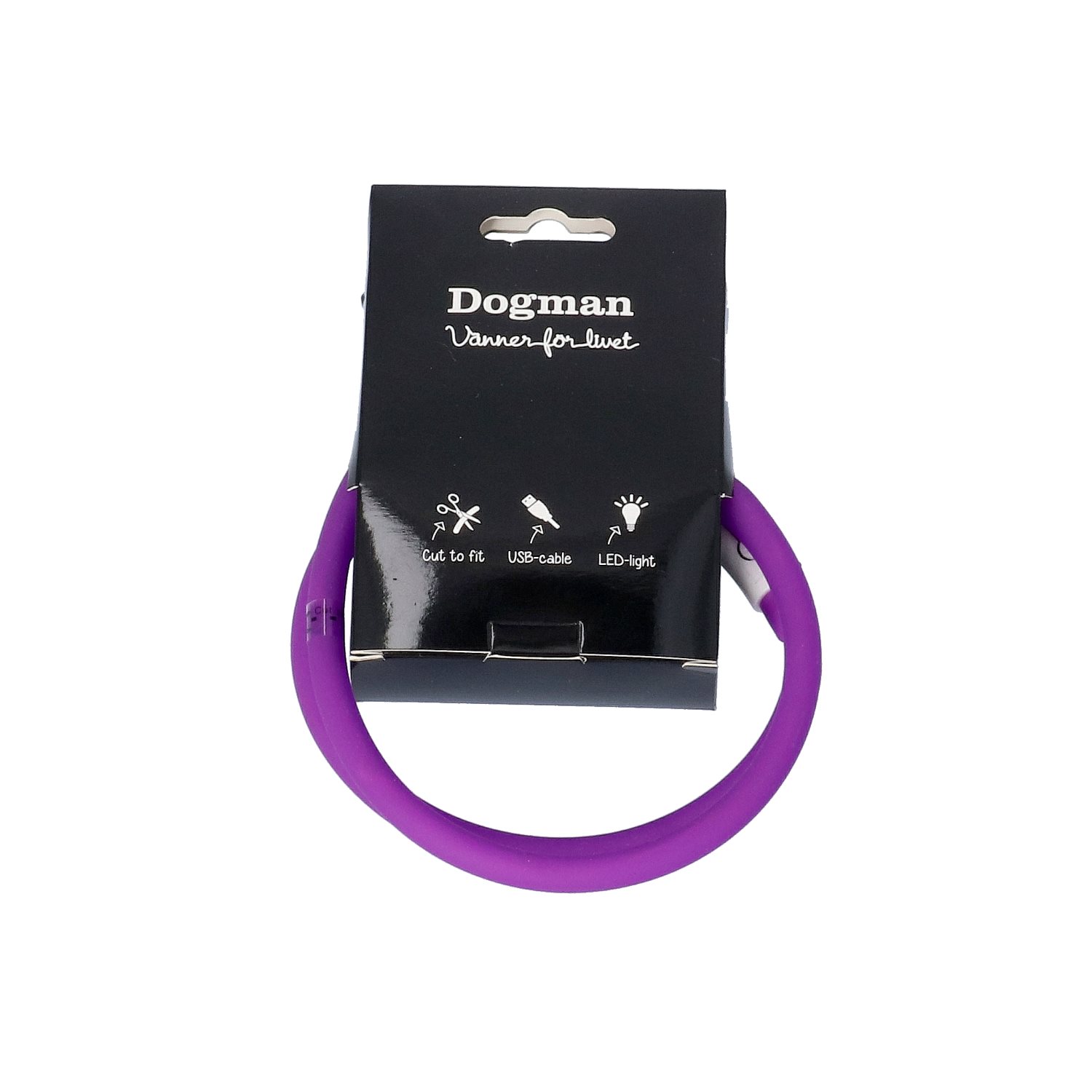 Dogman LED Halsband Silicon