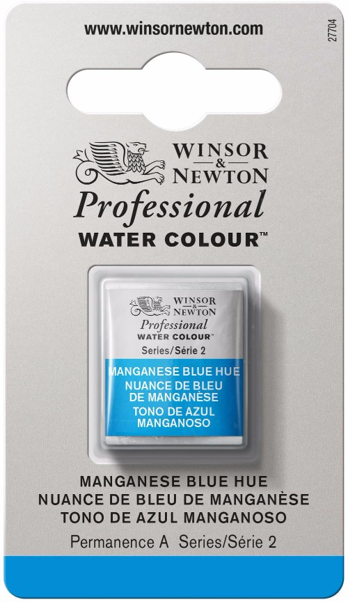 Akvarellfärg Winsor & Newton Prof. 1/2-kopp Manganese blue hue 379 S2