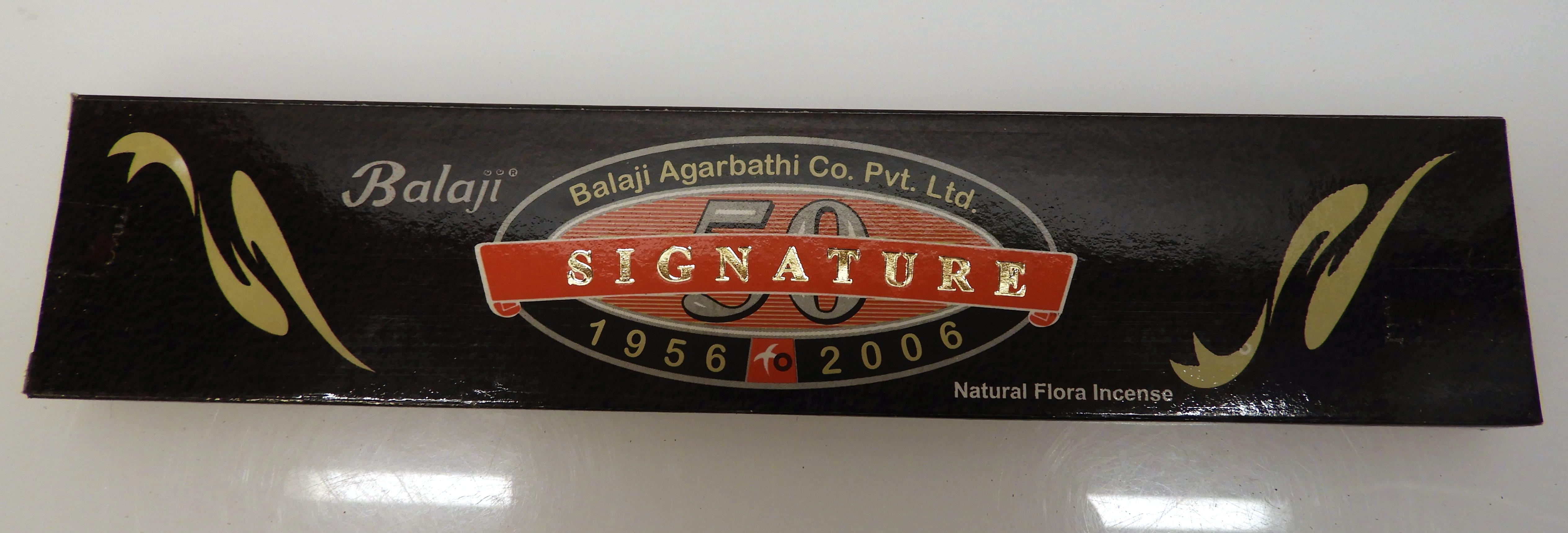 Rökelser Satya Balaji Signature