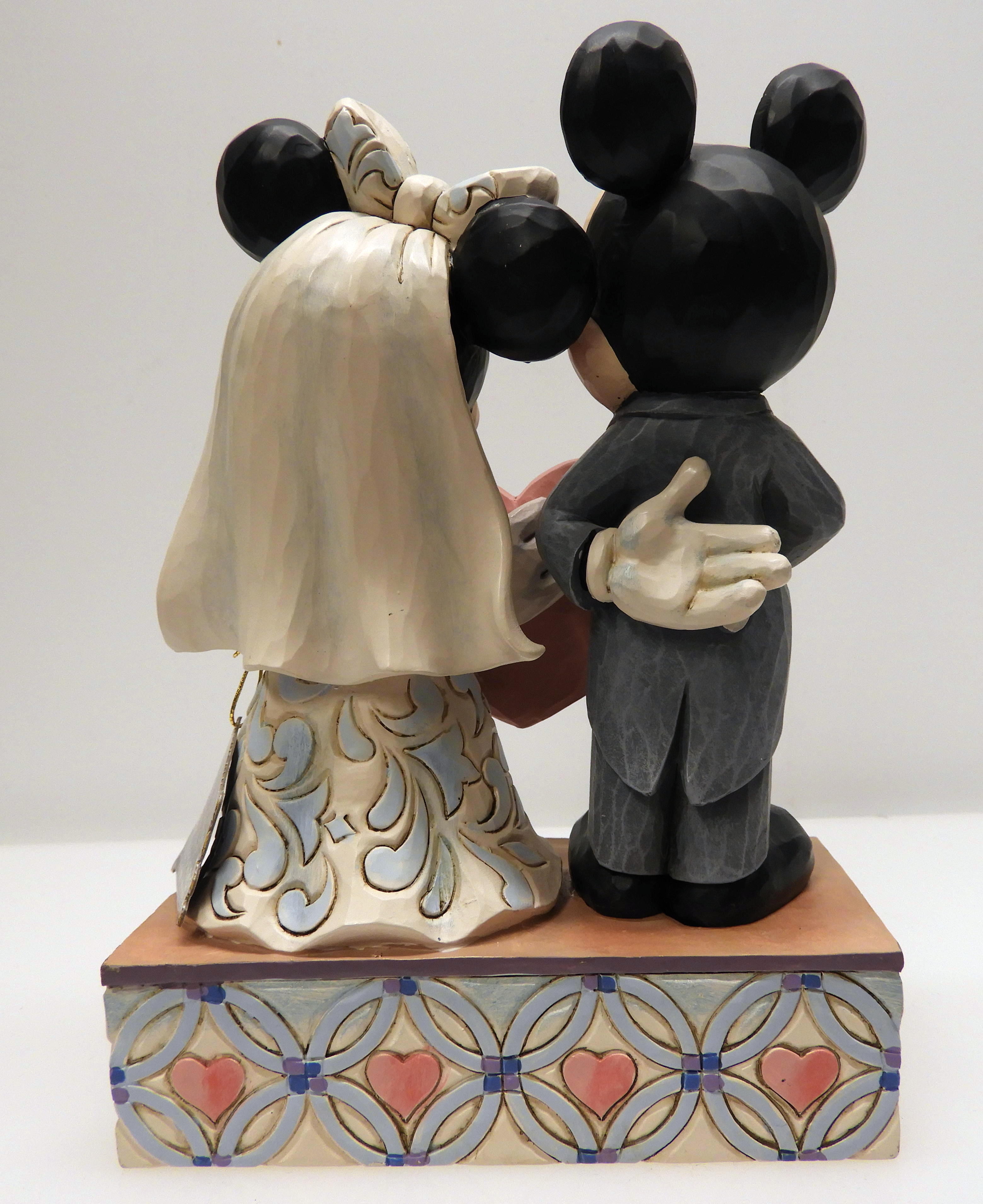 Disney Mickey Mouse & Minnie Mouse Souls, One Heart av Jim Shore - 4