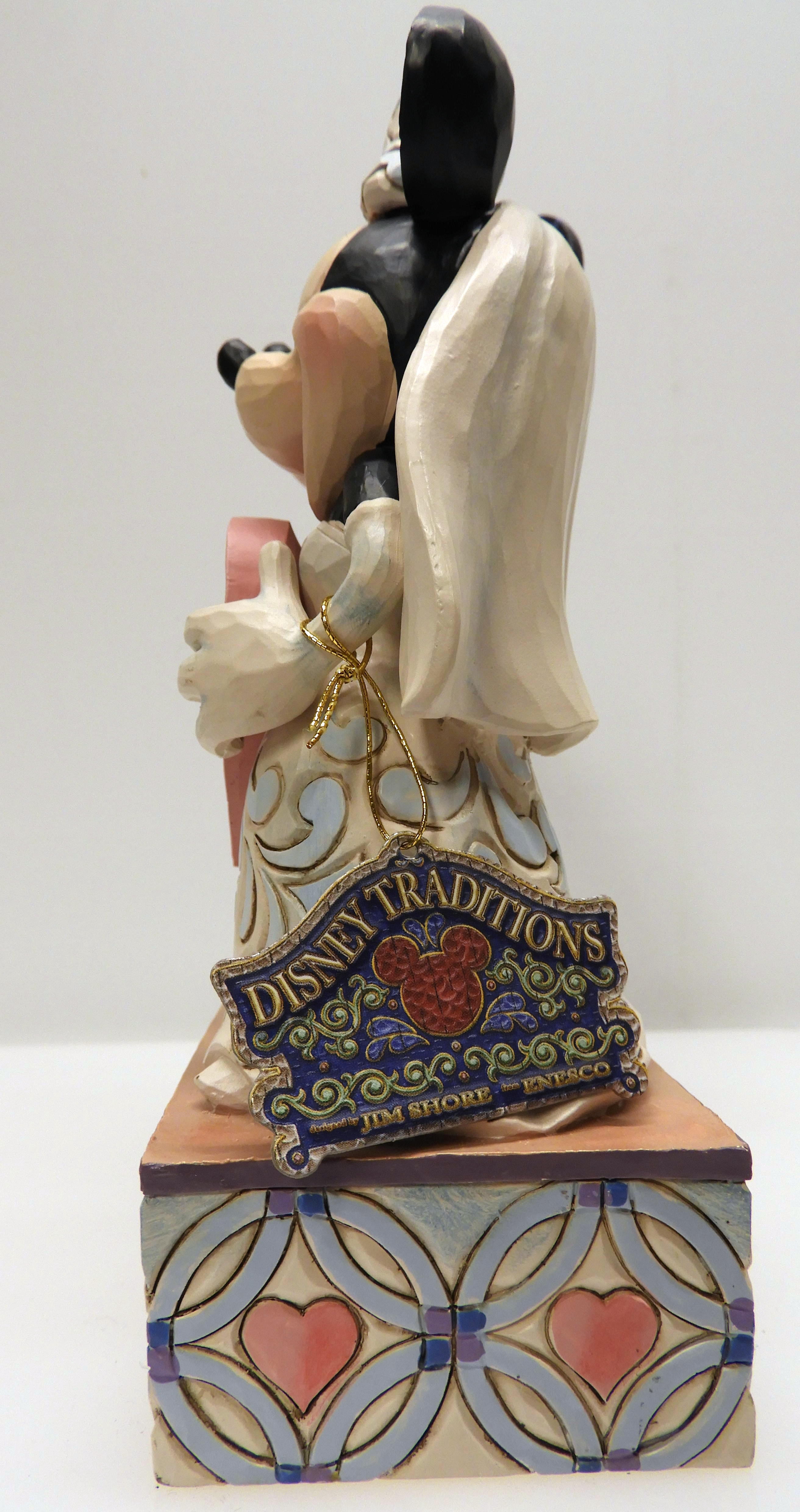Disney Mickey Mouse & Minnie Mouse Souls, One Heart av Jim Shore - 3