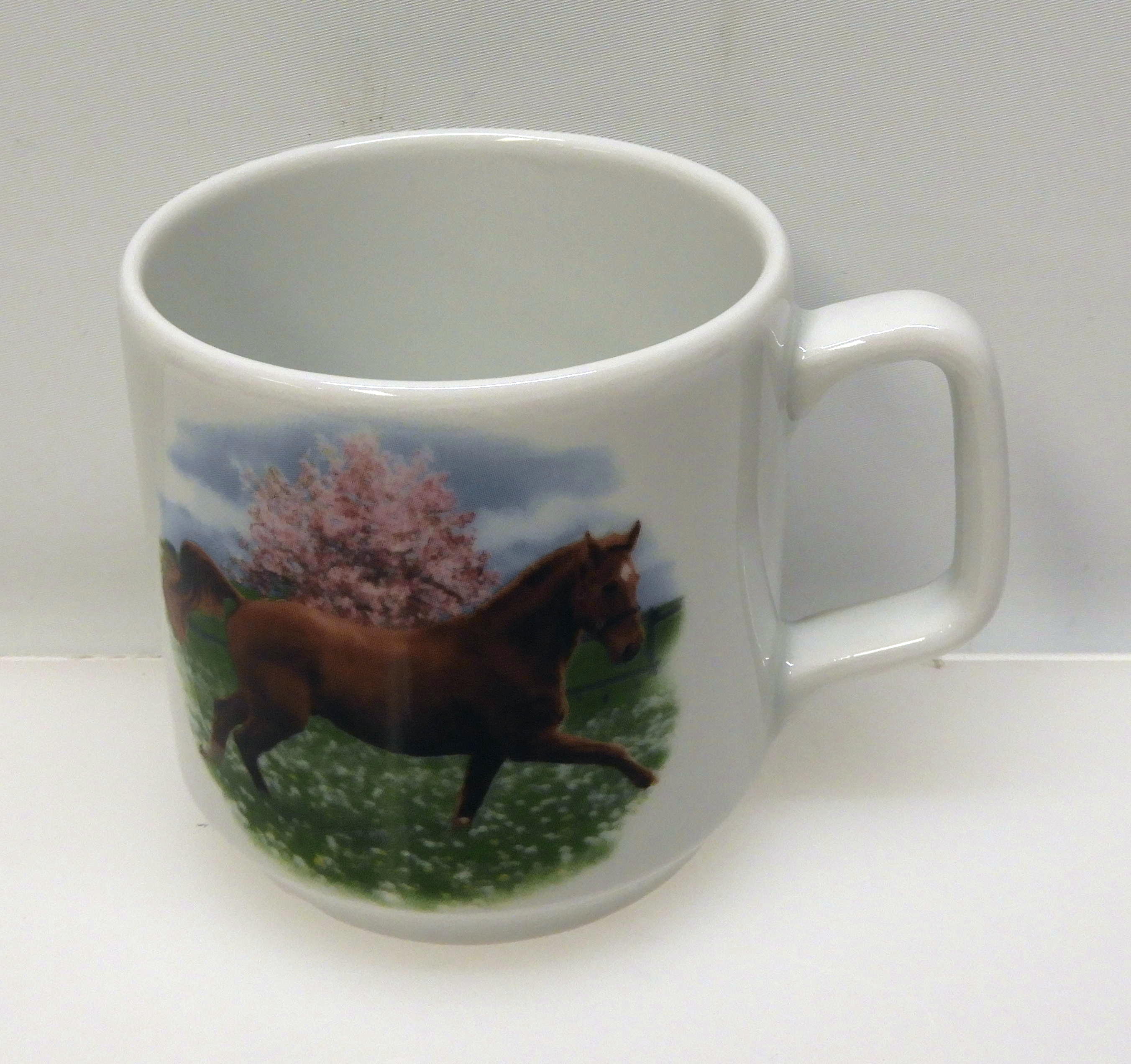 Kaffe, te mugg Häst på äng - 2