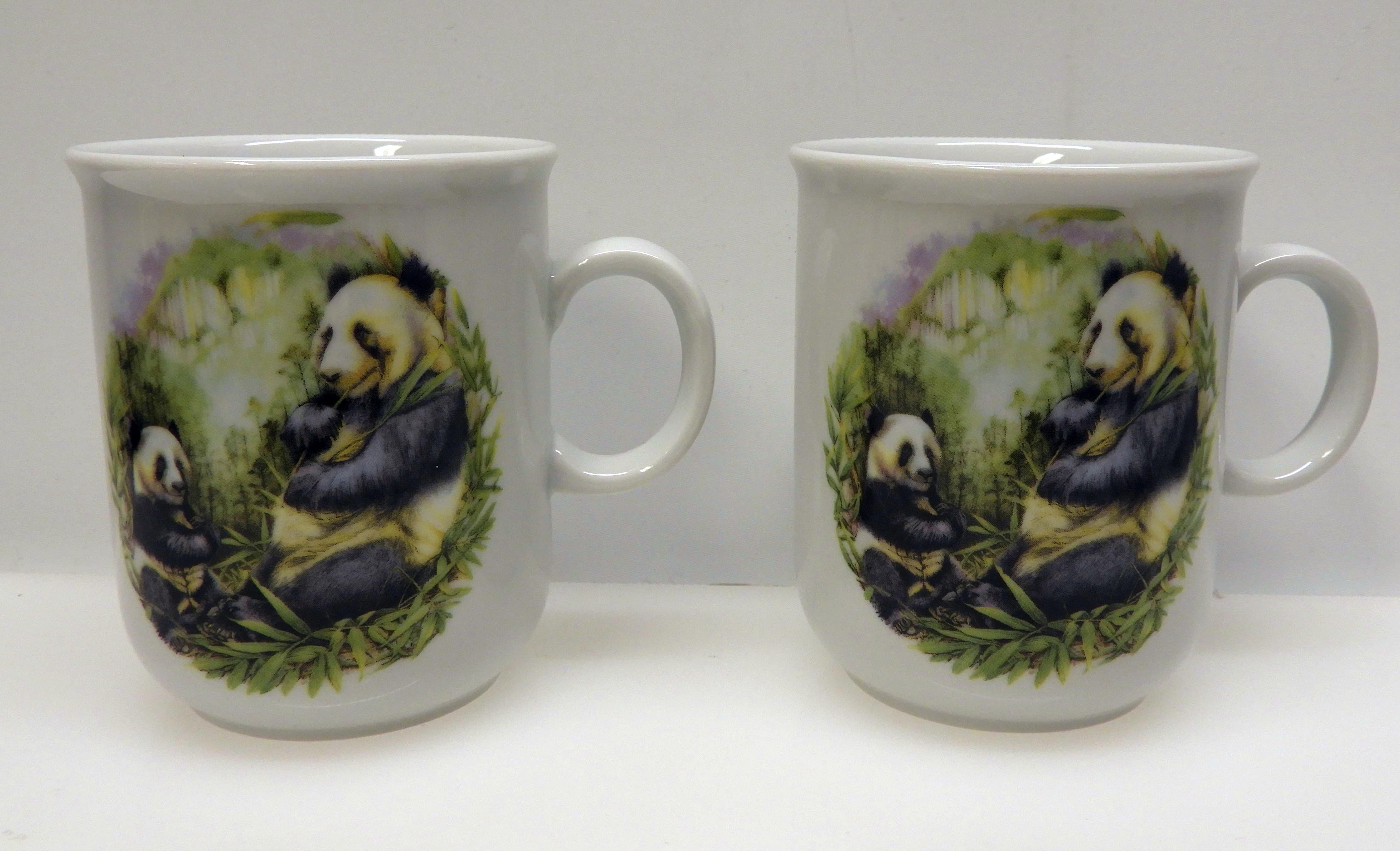 2 st. Kaffe, te mugg Panda