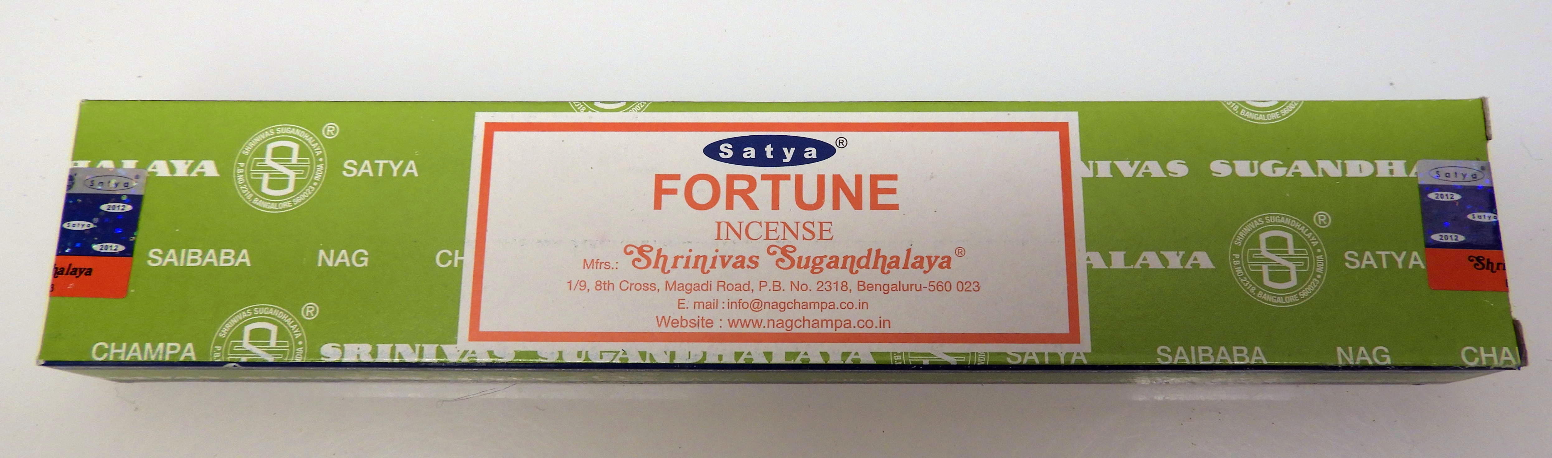 Rökelser Satya Fortune 15 g.