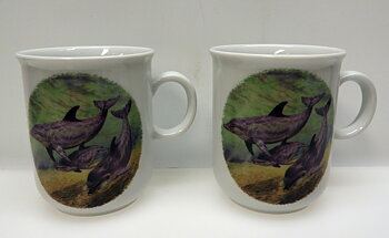 Kaffe, te muggar Delfiner 2 st.