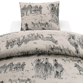 2 -Dels Set  Zebra Life Linne