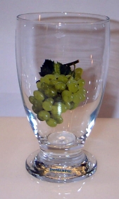 Frukt Glas, Allglas 34 cl. Grön Druva