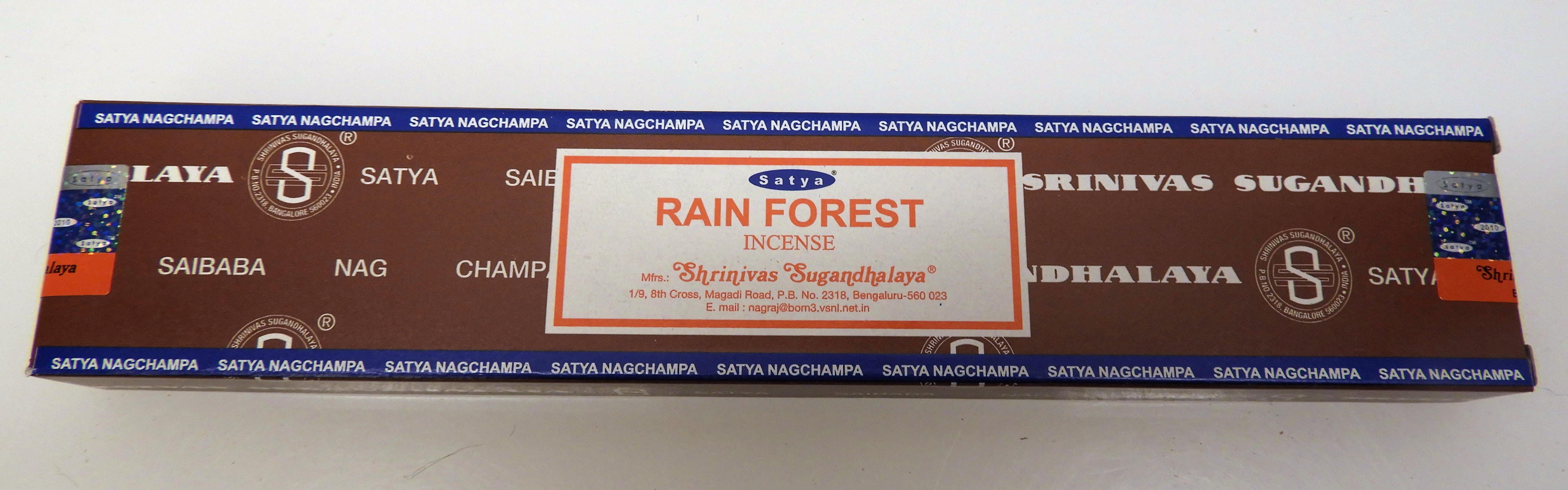 Rökelser Satya Rain Forest15 g.