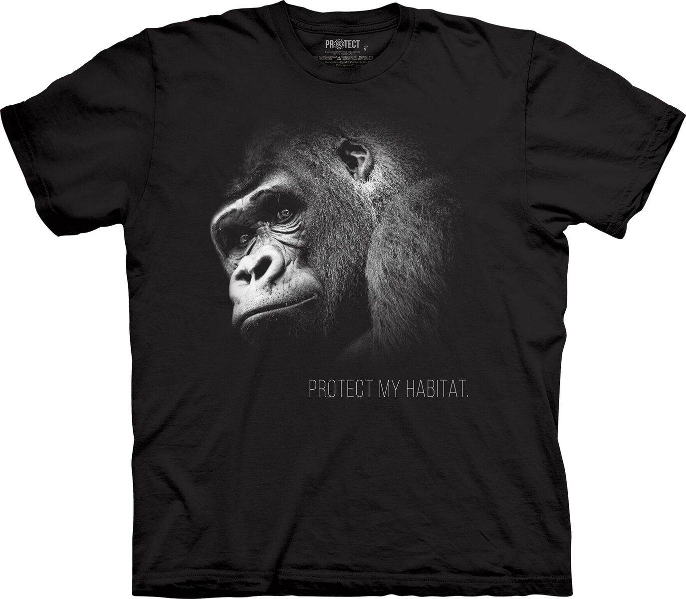 Gorilla t-shirt / Protect My Habitat