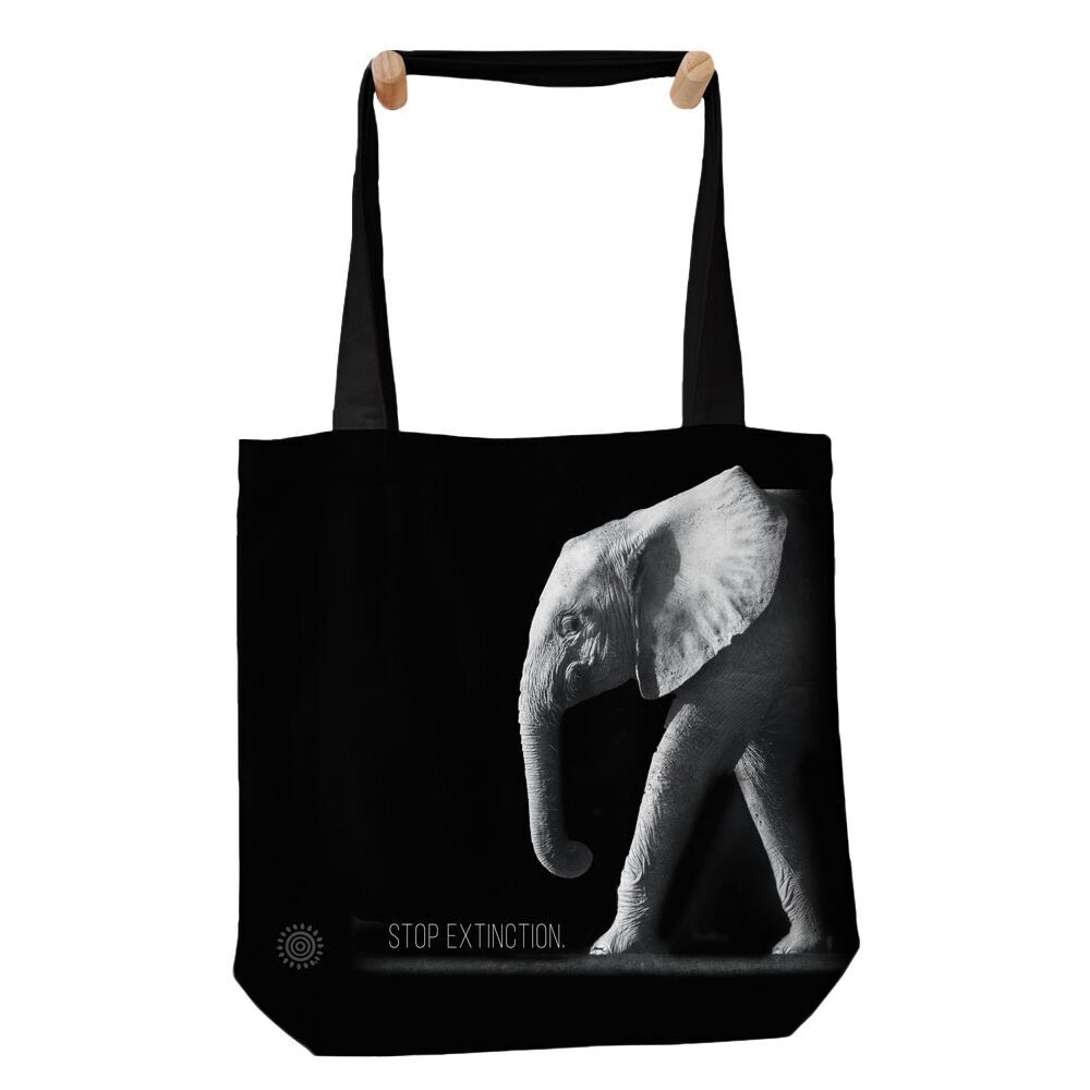 Väska / bag  / Elefant / Stop Extinction