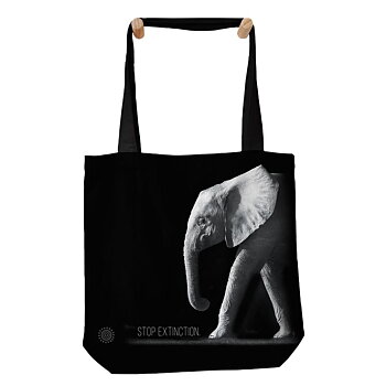 Väska / bag  / Elefant / Stop Extinction