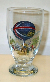 Luftballong Glas, Allglas 34 cl. Blå