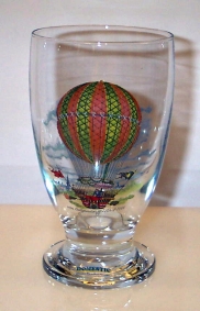 Luftballong Glas, Allglas 34 cl. Grön